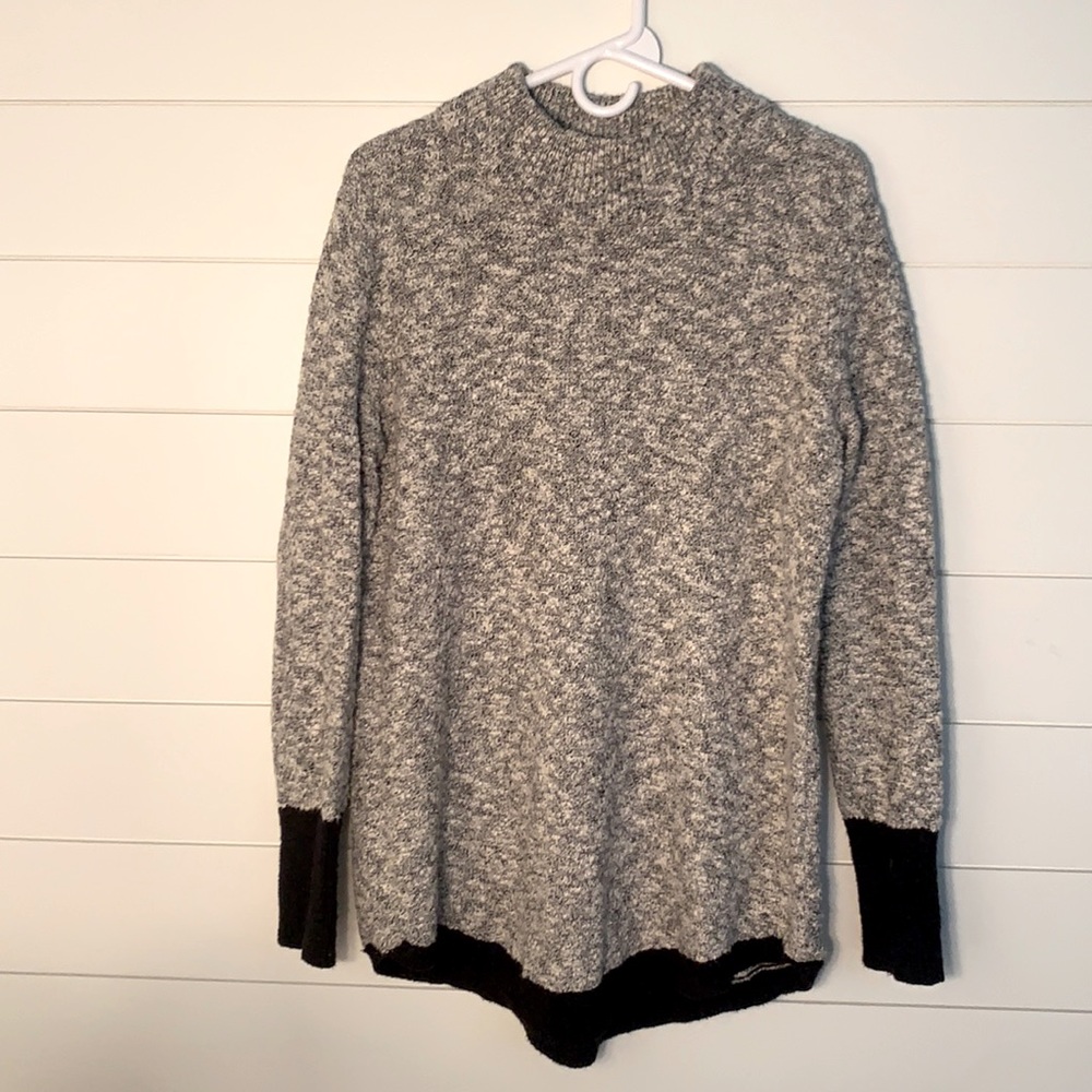 Marled Cotton/Linen ragg Sweater